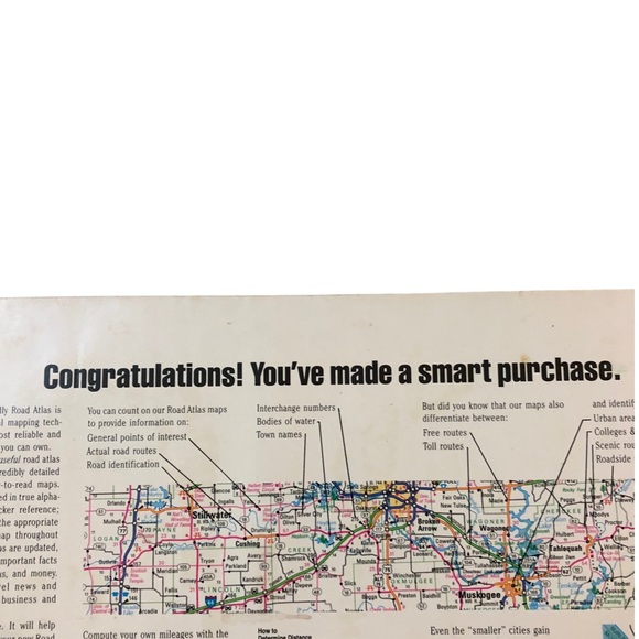 Vintage North American (USA + Canada) Travellers Road Map - Picture 6 of 6
